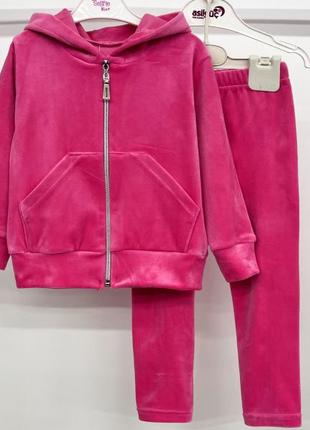 Велюрові костюми на блискавці, для дітей від 1 до 13 років2 фото