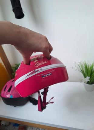 Дитячий велошолом для дівчинки рожевий захисний шолом 50-567 фото