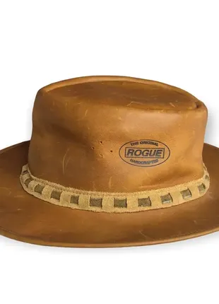 Rogue ковбойская кожаная шляпа, 57см.