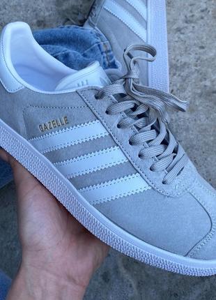 Adidas gazelle light grey 41