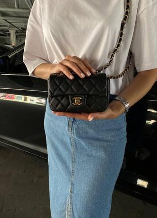 Сумка в стиле chanel miniurure black