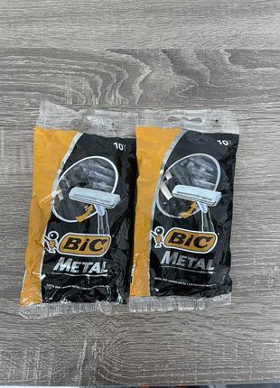 Чоловічий станок для гоління "metal", 10 шт. bic