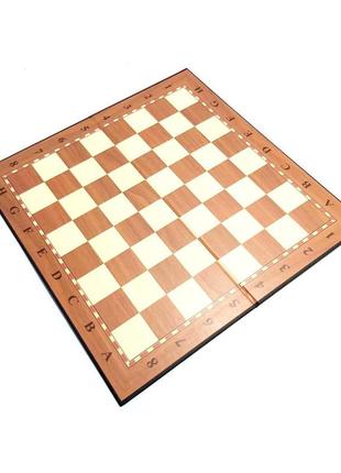Дошка для гри в шахи та шашки картонна 28,5х28,5 см q029