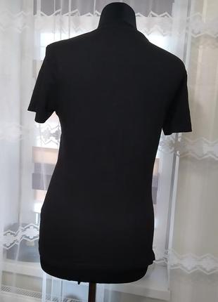 💖👍 літня чорна футболка з бавовни4 фото
