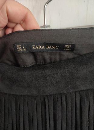 Тренд 2024, юбка мини zara basic, размер l5 фото