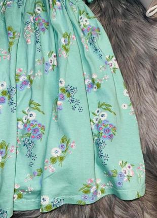 Ошатна стильна сукня з ніжним квітковим принтом для дівчинки 5/6р next6 фото