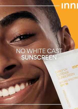 Сонцезахисний крем із сучасними хімічними фільтрами innisfree daily uv defense sunscreen spf 364 фото