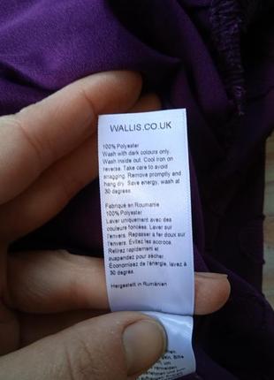 Блуза с пышными рукавами фиолетовая wallis размер 48-509 фото