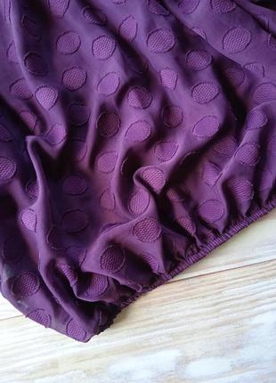 Блуза с пышными рукавами фиолетовая wallis размер 48-506 фото