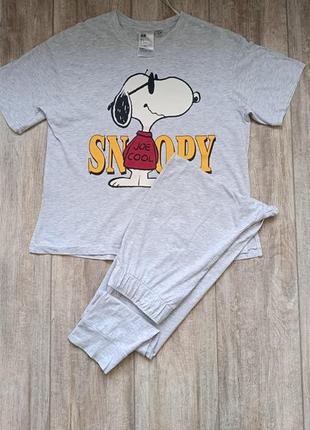 Продам пижаму snoopy h&m