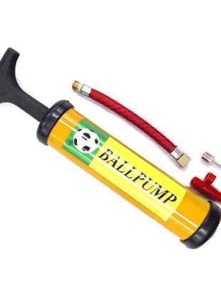 Насос ручной для камер 8" жёлтый