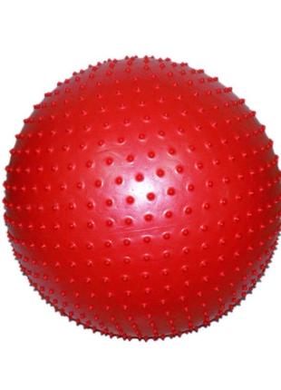 М'яч для фітнесу з масажними шипами sns 75 см червоний ma-75-к1 фото