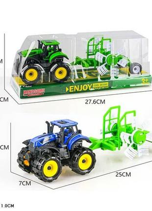 Трактор toycloud з жаткою, інерційний 9870-6a