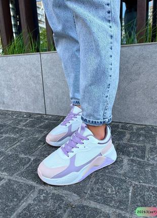 🔥кроссы легкие комбинированные сиреневые