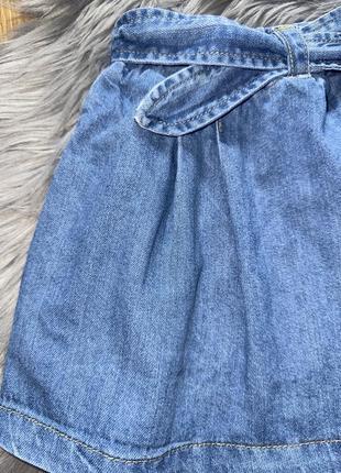 Стильная джинсовая юбка для девочки 5/6р george2 фото