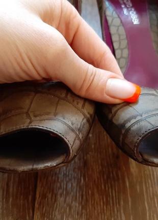 Женские туфли из натуральной кожи sergio rossi 22 см5 фото