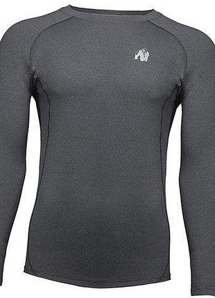 Лонгслив rentz long 3xl темно-серый (06369199), gorilla wear