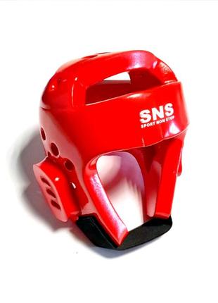 Шлем для тхэквондо красный размер м ztt-002-к-m