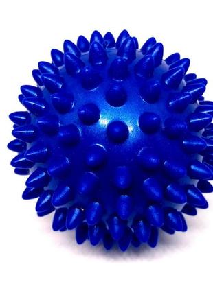 Мяч массажный d 10 см синий