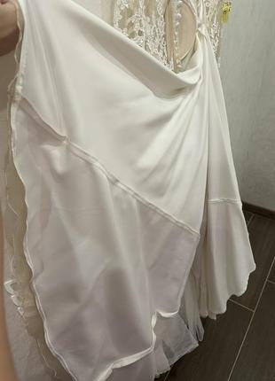 Весільна сукня, фата, сукня-сорочка для ранку нареченої7 фото