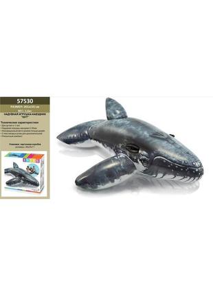 Надув. "кит" 57530 (6 шт.) вініл, (3+ років) з ручками, рем комплектом, у кор. 201*135 см