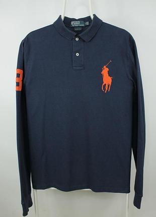 Якісний лонгслів поло polo ralph lauren slim fit longsleeve polo shirt