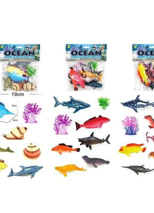 Животные пластиковые star toys морские, рыбы, водоросли 303-113