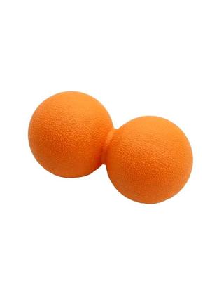 Мяч двойной для мфр оранжевый