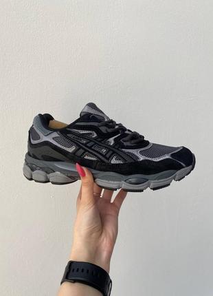 Кроссовки asics gel-nyc graphite grey black