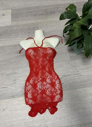 Сексуальна сукня прозора мереживо плаття