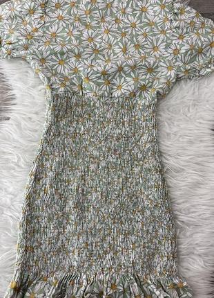 Гарна міні сукня з принтом zara6 фото