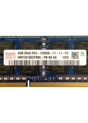 Оперативная память для ноутбука hynix so-dimm ddr3 4gb 1600mhz pc3-12800 2rx8