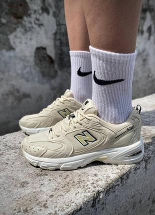 Жіночі кросівки new balance 530 бежеві