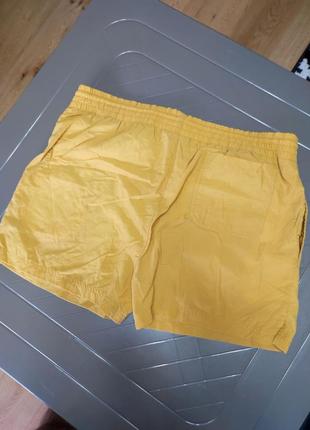 Шорти чоловічі плавальні спортивні жовті з сіткою всередині regular fit man, розмір l - xl.2 фото