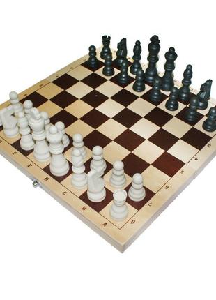 Шахи (комплект) з пластиковими фігурами p300-3