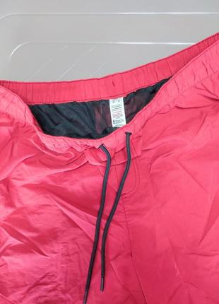 Шорты мужские плавательные спортивные бордовые с сеткой внутри regular fit f&amp;f man, размер xxl3 фото