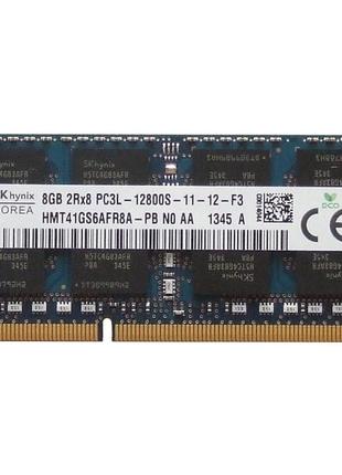 Оперативная память для ноутбука hynix so-dimm ddr3 8gb 1600mhz pc3l-12800 2rx8