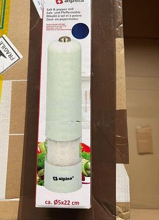 Млин для перцю, солі alpina