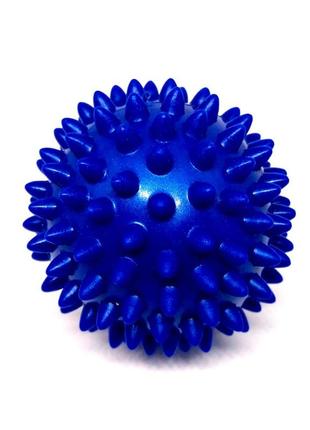 Мяч массажный d 9 см синий