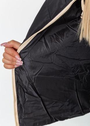 Куртка жіноча демісезонна, колір чорний, 244r0187 фото