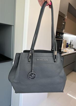 Кожаная сумка mk michael kors
