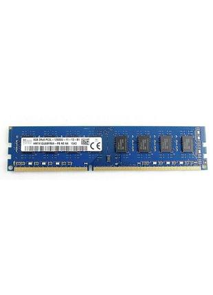 Оперативная память hynix ddr3 8gb 1600mhz pc3l-12800, non-ecc unbuffered б/у