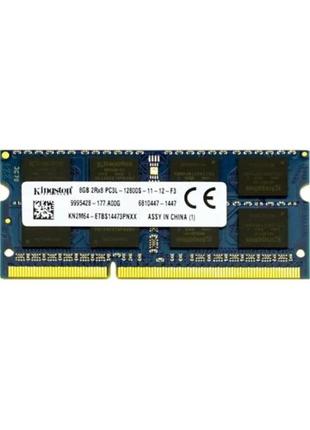 Оперативная память для ноутбука kingston so-dimm ddr3 8gb 1600mhz pc3l-12800 2rx8