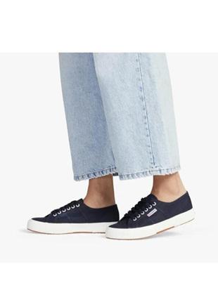 Кеды superga (39.5) из натурального текстиля оригинал унисекс