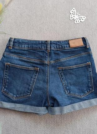 Детские джинсовые шорты 9-10 лет короткие шортики для девочки4 фото