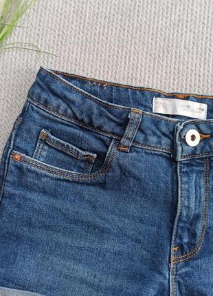 Детские джинсовые шорты 9-10 лет короткие шортики для девочки2 фото