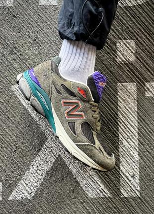 Мужские кроссовки ycmc x new balance 990v3 trailblazers 41-42-43-44-45