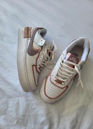 Стильные женские кожаные кроссовки, cw2646 nike air force, натуральная кожа, 36-37-38-39-40-41