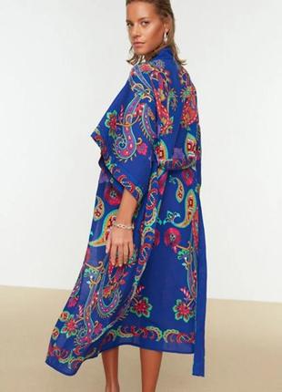 Trendyol халат в стиле кимоно3 фото