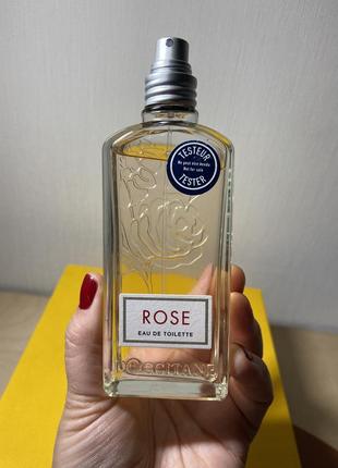 Туалетная вода l'occitane rose парфюм роза личи